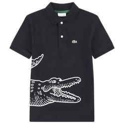 Boys' Grade School - Lacoste Petit Pique Icon Polo  - Black/Multi