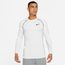 Nike Pro Dri-FIT Slim Long Sleeve Top - Pour hommes Blanc/Noir/Noir