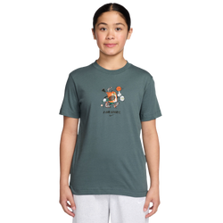 Boys' Grade School - Nike NSW Boxy T-Shirt  - Multi/Mineral Slate