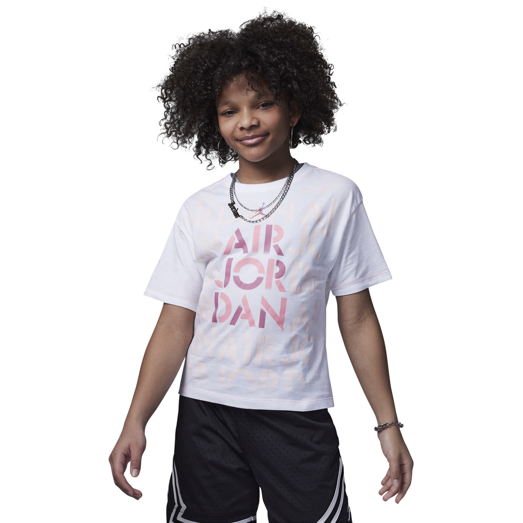 Jordan Take Flight Focus Boxy T Shirt Girls Grade School