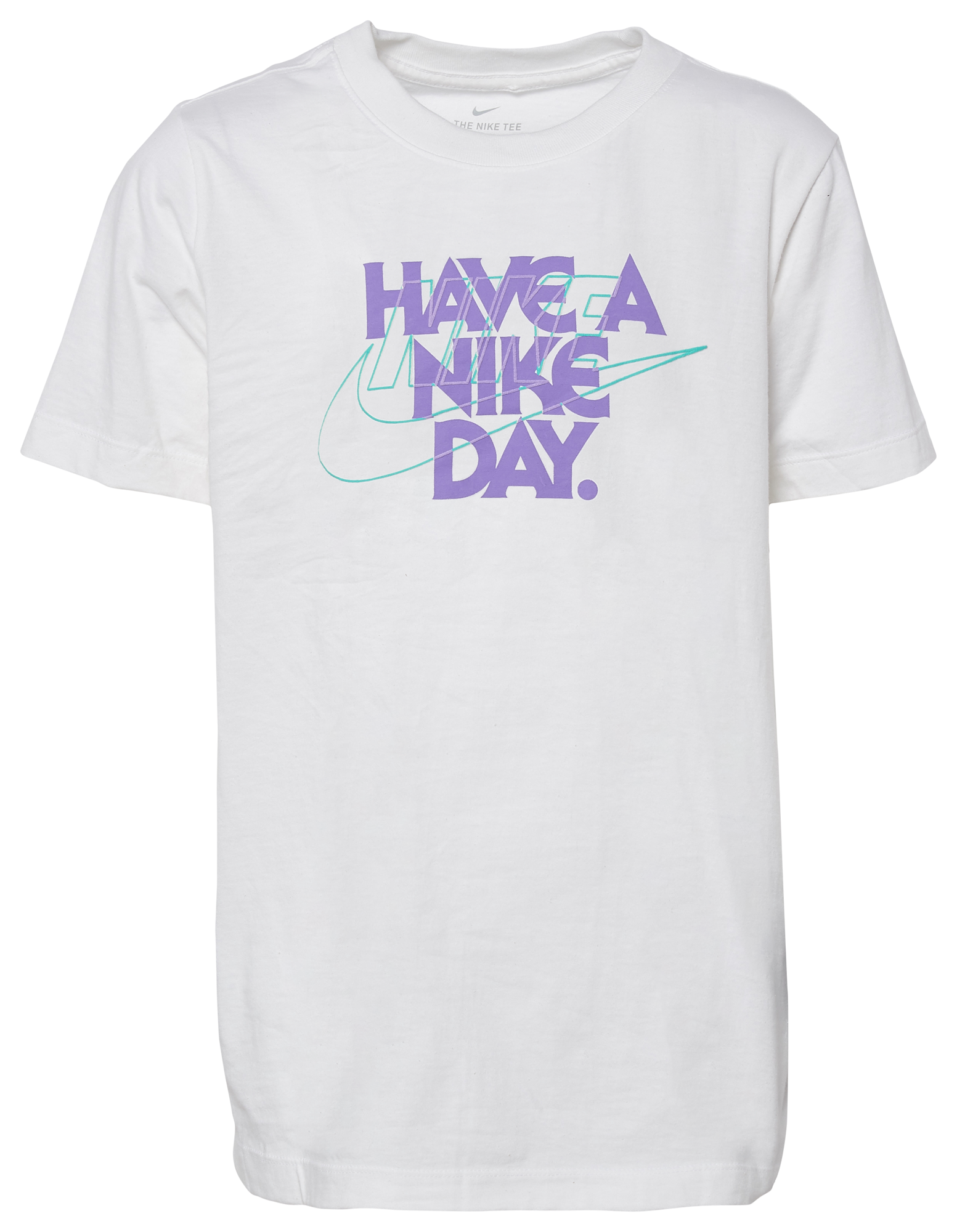 have a nike day purple shirt