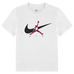 Boys' Preschool - Jordan Jumpman Swoosh Intersection  - White/Black