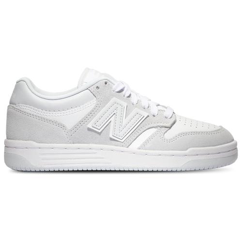 New Balance Girls 480 Girls Grade School Shoes White Grey Size 07.0