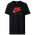 Nike Air Logo T-Shirt - Boys' Grade School Black/Red