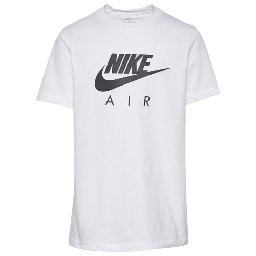 

Boys Nike Nike Reflective T-Shirt - Boys' Grade School White/Black Size S