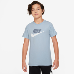 Boys' Grade School - Nike NSW Futura Icon T-Shirt - Blue/Blue