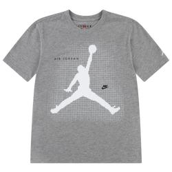 Boys' Grade School - Jordan Jumpman Grid Blur  - Gray/White