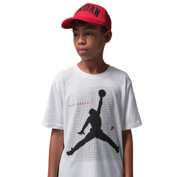 Boys' Grade School - Jordan Jumpman Grid Blur  - White/Black