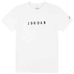 Boys' Grade School - Jordan Wordmark Emblem Crew  - Black/White