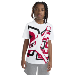 Boys' Grade School - Jordan In The Paint Split 23  - White/Red
