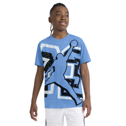 Boys' Grade School - Jordan In The Paint Split 23  - Blue/White