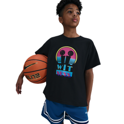 Boys' Grade School - Nike LeBron Air Max 90 Graphic T-Shirt  - Multi/Black