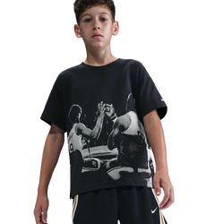 Boys' Grade School - Nike LeBron Air Max 90 Graphic T-Shirt  - Off Noir/Multi