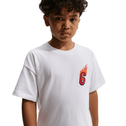 Boys' Grade School - Nike Lebron M90 T-Shirt  - White/Multi