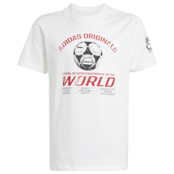 Garçons, Scolaire - adidas T-shirt sport classique - Blanc/Noir