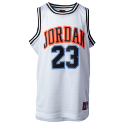 Boys' Grade School - Jordan 23 Jersey  - Bright Crimson/White
