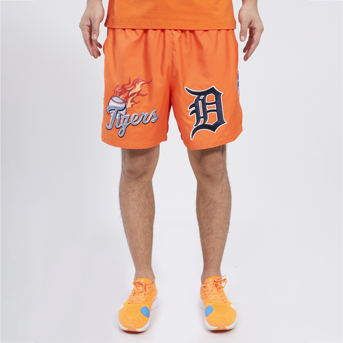 

Pro Standard Mens Pro Standard Tigers Chrome Woven Shorts - Mens Orange/Orange Size M