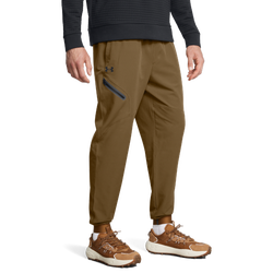 Men's - Under Armour Unstoppable Woven Joggers - Coyote/Black
