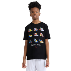 Boys' Grade School - Jordan Fishing Lures Short Sleeve T-Shirt  - Black/Multi