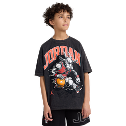 Boys' Grade School - Jordan The Goat T-Shirt  - Off Noir/Multi
