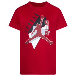 Boys' Preschool - Jordan Air Diamonds Short Sleeve T-Shirt - Multi/Red