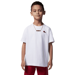 Boys' Preschool - Jordan AJ1 Patch Short Sleeve T Shirt  - Black/White