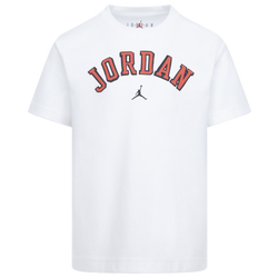 Boys' Preschool - Jordan Flight Heritage Short Sleeve T-Shirt  - Sail/Red