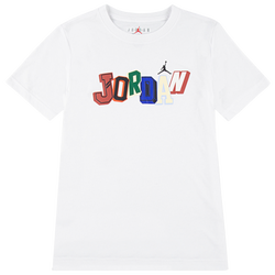 Boys' Grade School - Jordan Signature Short Sleeve T-Shirt - Multi/White