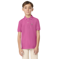 Boys' Grade School - Lacoste Petit Pique Icon Polo  - Pink/Green