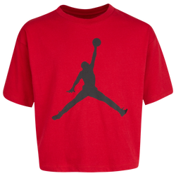 Girls' Grade School - Jordan Jumpman Core Boxy T-Shirt  - Red