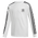 adidas 3 Stripe Long Sleeve T-Shirt  - Boys' Grade School White/Black