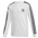 adidas Originals 3 Stripe Long Sleeve T-Shirt - Grade School White/Black