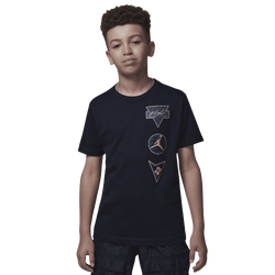 Boys' Grade School - Jordan See Me Shine Short Sleeve T-Shirt  - Multi/Black