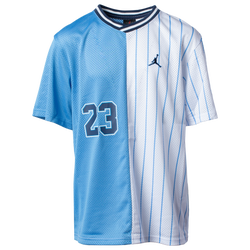 Boys' Grade School - Jordan Play Off Game S/S Jersey  - University Blue/White