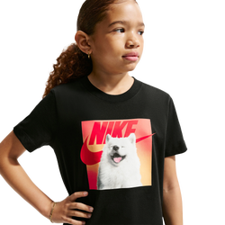 Boys' Grade School - Nike NSW Photo Create T-Shirt  - Black/Multi