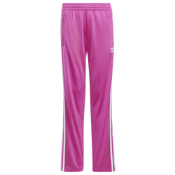 Girls' Grade School - adidas Originals Firebird Track Pants  - White/Fuchsia