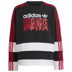 Boys' Grade School - adidas Originals Street Pack Crew - Black/Red/White