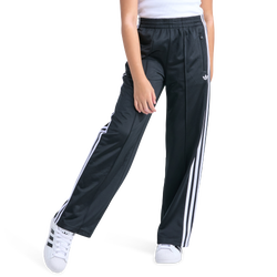 Girls' Grade School - adidas Firebird Loose Track Pants  - Black/White