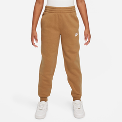 Boys' Grade School - Nike NSW Club LBR Fleece Joggers - White/Flax