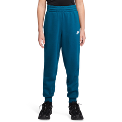 Garçons, Scolaire - Nike Pantalon d’entraînement en molleton NSW Club LBR - Green Abyss/White
