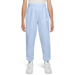 Boys' Grade School - Nike NSW Club LBR Fleece Joggers  - Hydrogen Blue/White