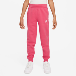 Girls' Grade School - Nike NSW Club Fleece Jogger - White/Aster Pink