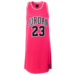Girls' Grade School - Jordan 23 Jersey Dress  - Hyper Pink/Black
