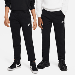 Boys' Grade School - Nike Open Hem Pants - Black/White