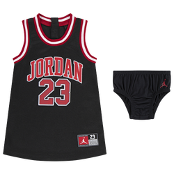 Filles, nouveau-né - Jordan Robe maillot 23 - Rouge gym/Noir