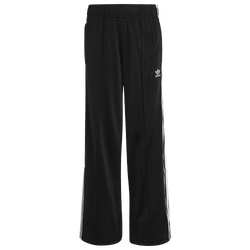 Girls' Grade School - adidas Originals Wide Leg Pants - Black/White