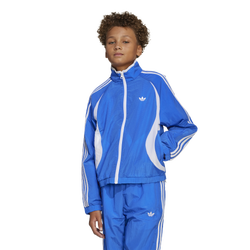 Boys' Grade School - adidas Woven Track Top  - Bluebird/White