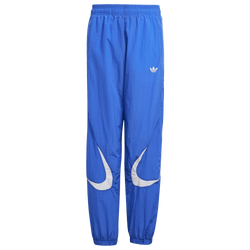 Boys' Grade School - adidas Woven Track Pants - Blue/White