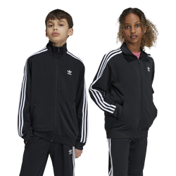 Boys' Grade School - adidas Firebird Track Top - Black/White