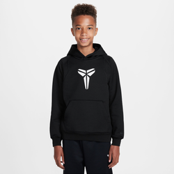 Boys' Grade School - Nike Kobe TF Fundamental Pullover Hoodie PD - Black/White